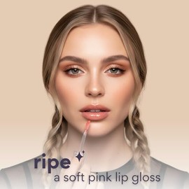 dearcloud Aceite labial Jelly Wave - Brillo teñido de colágeno (0.13 onzas) | Colágeno · Aceite de jojoba · Vitamina E · Acabado teñido · Sombra madur