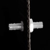 Feelers 3/8" Hose Barb Thru-Bulk Bulkhead Fitting Hex Barbed Fitting