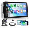 Rimoody Double Din Wireless Carplay Car Radio Android Auto, 7''