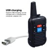 Mini Walkie Talkies 2W/0.5W 16 Channel Lightweight Two Way Radio