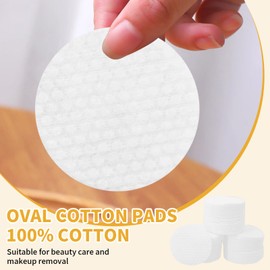 1200 Pcs Cotton Pads Makeup Remover, 100% Pure Cotton Pads for Face, Lint-Free, Soft Absorbent, Face Pad, Round Cottons Wool Pad for Makeup Cleansing Nail Varnish