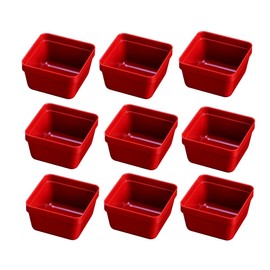 若泉 Lacquerware Well, for 仕切 6.5 Equal Generals Tang (Mini) 9 Pcs Block 仕切 Vermillion 9 Piece H – 151 – 66 