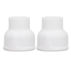 2PCS TIG Welding Cup White Color 2.4mm Filter Center Hole Ceramic TIG Cup for Argon Arc Welding Gun