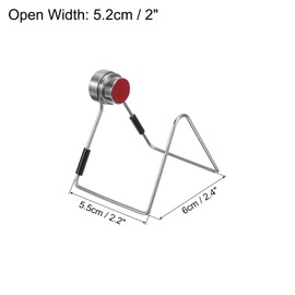 uxcell Magnetic Sponge Holder for Kitchen Sink, Stainless Steel Dish Sponge Holder No Drilling Quick Drying Kitchen Gadget