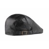 XUNQUCOM Classic Newsboy Cap,PU Leather Beret Ivy Flat Golf Driving
