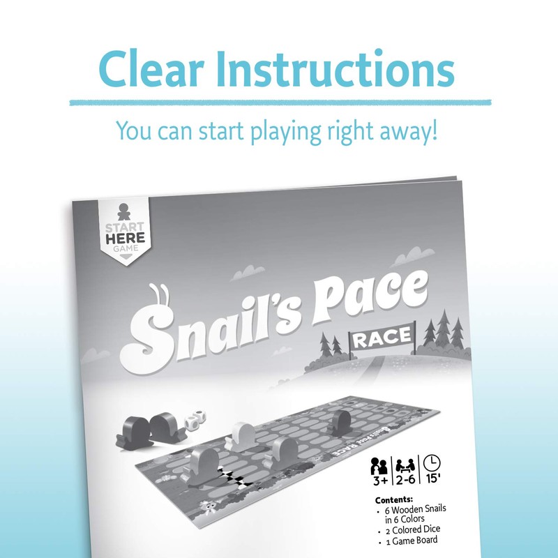 Ravensburger Snail's Pace Race Game for Age 3 & Up
