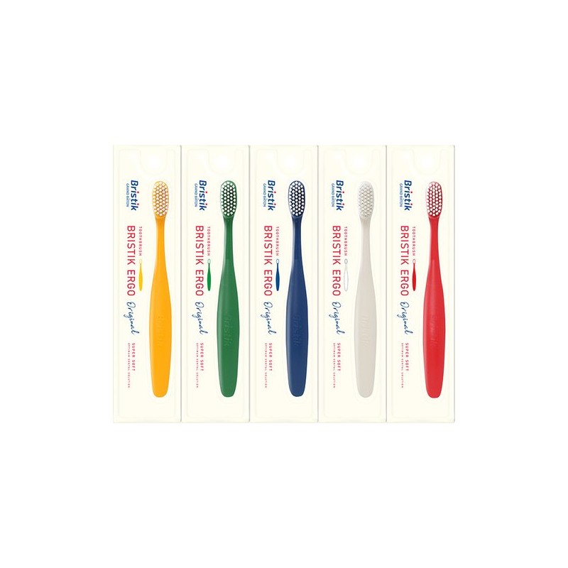 Bristic 5 Bristic Ergo adult toothbrushes-original / 브리스틱 에르고 성인
