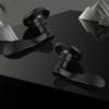 Probrico Keyless Matte Black Dummy Door Handles Wave Style, Packs
