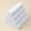 Classic Nail Square Sanding Roughness Hard Block Nail File, 20 Pieces, White / 클래식네일 사각 샌딩 거칠기하드 블럭 네일화일, 20개, 화이트