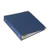 russell+hazel Mini Bookcloth Signature 3 Ring Binder, Office Supplies, Denim,