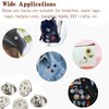 Lapel Pin Backs, 50PCS Pin Backs for Brooch Tie Hat