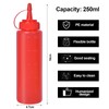 Doryum 3 Pack Plastic Squeeze Bottle, Condiment Squeeze Bottles with