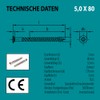 VOOXA Premium | Pack of 100 Patio Screws 5 x