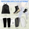 7 Calceta Antideslizantes Fútbol Y Manga Media Y Espinillera