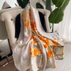 First Choose Silk Feeling Long Satin Scarf Fashion Beach Scarf