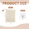 4 Pieces Bubble Mesh Bags And 2 Pieces Clear Hooks,