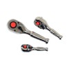 US PRO INDUSTRIAL Stubby Short Ratchet Socket Wrench Set 90