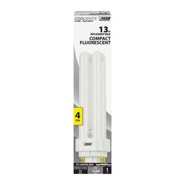 Feit Electric PLD13E/41 13-Watt Fluorescent PL Bulb