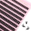 Oreola False Eyelashes Individual 80D Natural Individual Eyelash Cluster Wispy