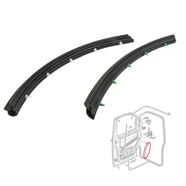 LST 2x Türdichtung Autotür Dichtung Kotflügel links rechts Clips Tüllen T5 T6