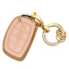 chyoekey TPU Protector Key Fob Cover Keychain for Hyundai lantra