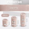 9 Stück Elastische Bandage, Premium Kompressionsbinden Elastischer Verband mit 2