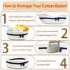 Goodheim Hamper Baskets for Gifts Empty，Christmas Gift Basket Kit with
