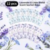 MYARO 20 Packs Lavender Linen Scent Sachet Long Lasting Closet