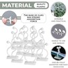 10Pcs White Plant Climbing Wall Self-Adhesive Fixed Clip Climbing Vine