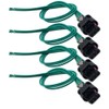 LIZAPUS 4pcs Parking Aid Sensor Connector Harness Pigtail Compatible with