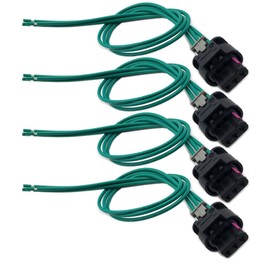 LIZAPUS 4pcs Parking Aid Sensor Connector Harness Pigtail Compatible with RAM 1500 2500 3500 4500 5500, 2019-2021