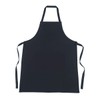Black cooking apron – pocket, unisex, adult and teenager sizes