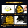 Auxbeam 4in 90W Led Amber Fog Light, Super Bright 9000LM