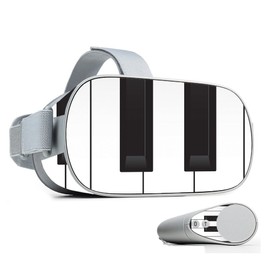 MightySkins Skin Compatible with Oculus Go Mobile VR - Piano Keys | Protective, Durable, and Unique Vinyl Decal wrap Cover | Easy to Apply, Remove, and Change Styles | Made in The USA