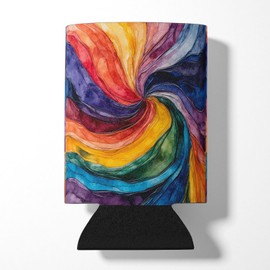 Caroline's Treasures Gay Mosaic of Pride Can or Bottle Hugger Cooler Washable Drink Sleeve Collapsible Beverage Insulated Holder, Can Hugger, Multicolor