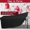 Rinpon Spandex Table Cover 6ft, Stretch Table Cloths with Table