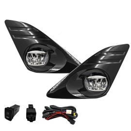 Nioboee LED Fog Lights Compatible With 2012 2013 2014 Camry Front Bumper Lights with Harness and Switch Left Driver and Right Passenger Side