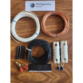 FRS Engineering Shortwave Radio Antenna 100 Feet Bare Copper Long-Wire KIT with 50' lead-In Wire