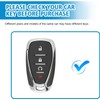 Rislobx Key Fob Cover Fit for Chevy Key, Car Key