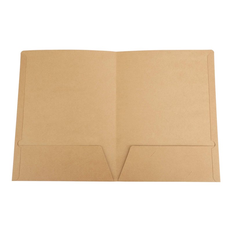 10pcs Kraft Paper Folder Set A4 File Folder File Folder