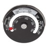 Stove Thermometer, Accurate Measurement Magnetic Fireplace Thermometer Aluminum Alloy Dial