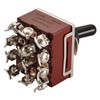 Heschen metal toggle switch HS-402 4PDT maintained ON/ON 2 position