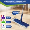FURCIELOS Disposable Wet Cleaning Pads for Hardwood Floor Compatible with