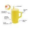 DLOCCOLD Silicone Straw Cup, Adorable Miniature Tumbler with Spill Proof