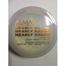 Almay Nearly Naked Touch Pad (Touch-Pad) Liquid Makeup ( NEARLY BEIGE ) SPF12.