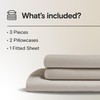 DOZ Sheet Set, 100% Viscose derived from Bamboo, Organically Grown,