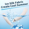 Achiou Cooling Ice Silk Arm Sleeves, Summer UV Sun Protection