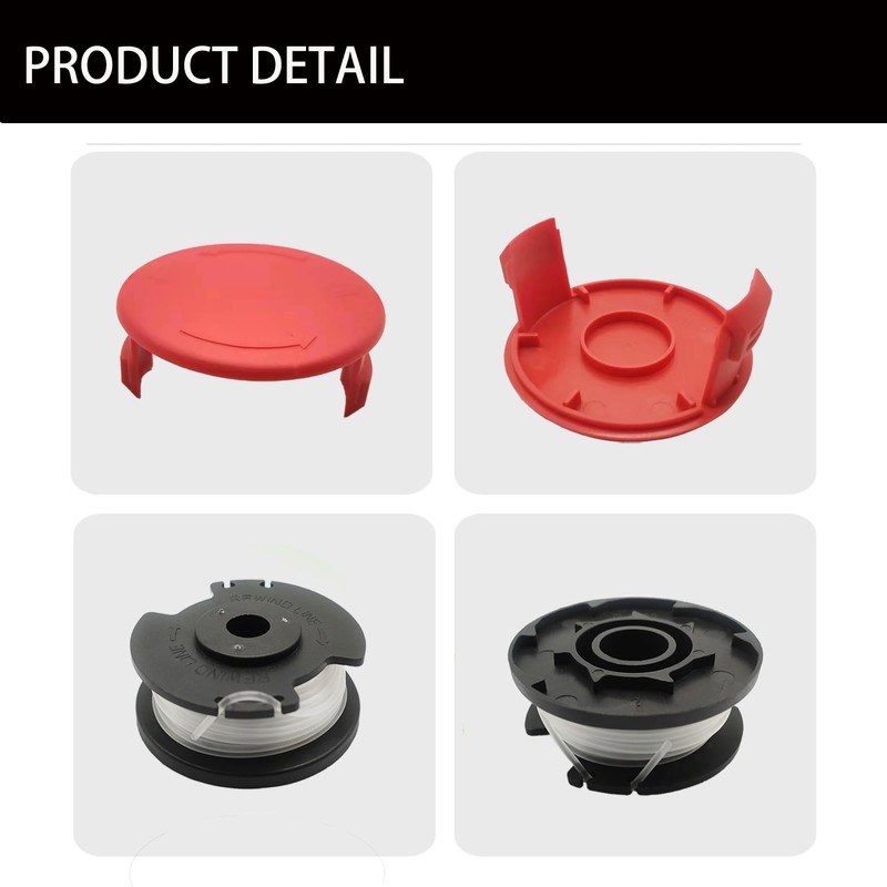 RUIITEN Replacement Spools and Caps for E inhell Grass Trimmer