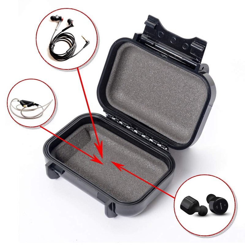 V-MOTA HSA Transparent boxs Ear Bud Earphone Headset Headphone Case