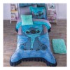 Colchas Concord Colcha Individual Poliester C/funda Stitch Azul Concord